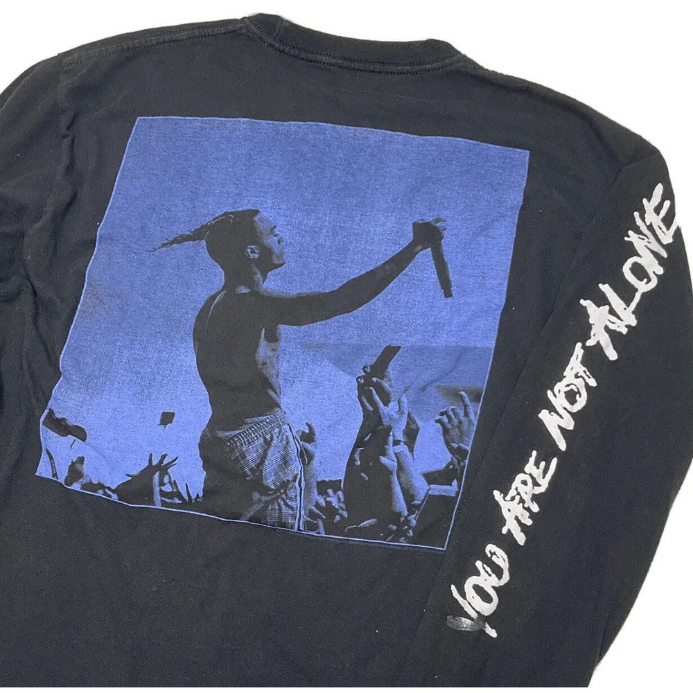 XXXTentacion Shirt You Are Not Alone Rap Tee Shirt Graphic Licensed‎ LS Men M